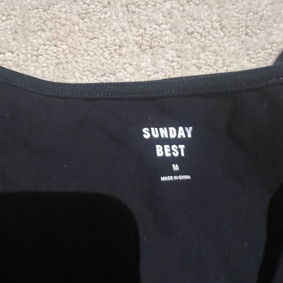 sunday best cropped tee - Picture 2 of 2